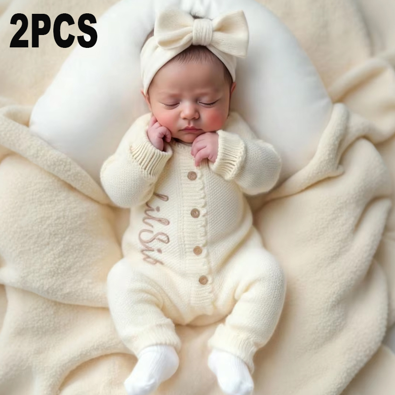 Baby Clothing Crochet - Ylsteed 2피스 니트 신생아 사진 촬영