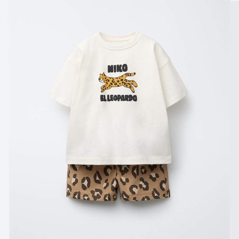 Baby Clothing Boutique - 여름 아동 의류 만화 프린트 티셔츠