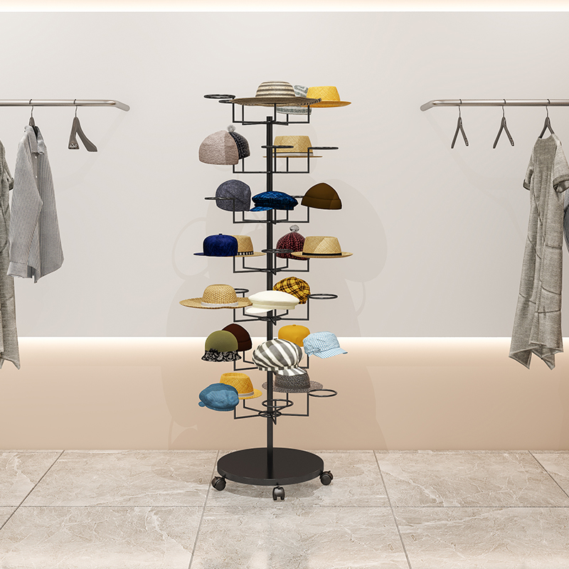 Baby Clothing Rack - # 모자 진열대 천장까지 닿는 여성