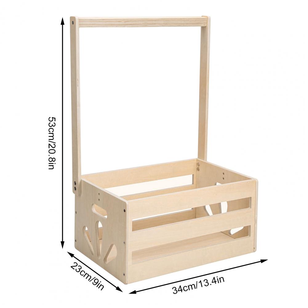 Baby Clothing Rack - 스무스한 가장자리의 나무 베이비 샤워 크레이트