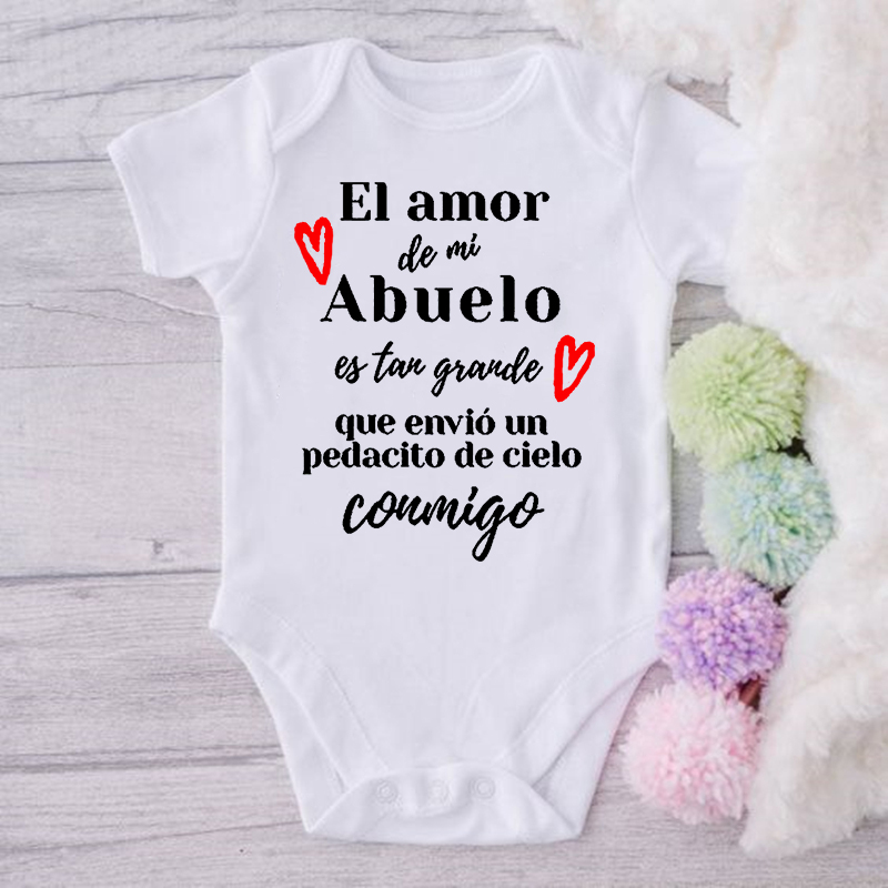 Baby Clothing Gender Neutral - 엘 Amor 드 미 Abuelo Es