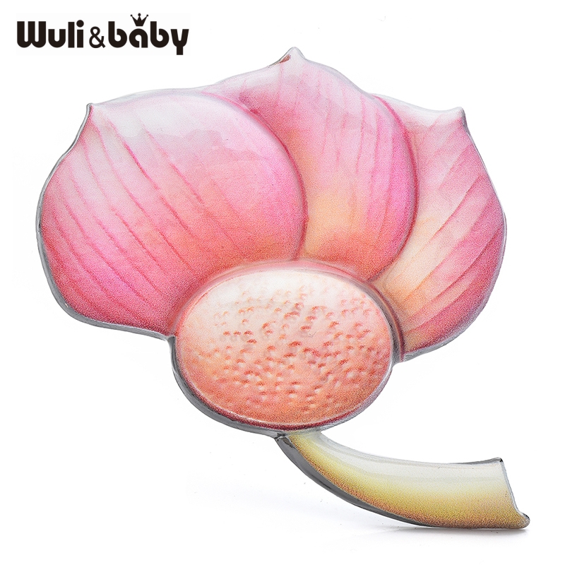 Baby Clothing Bag - Wuli&baby 아름다운 연꽃 브로치 3색 식물