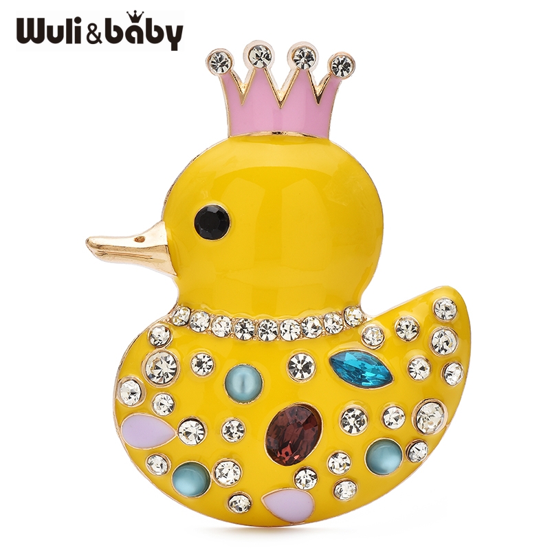 Baby Clothing Bag - Wuli&baby 러블리 웨어 크라운 덕 브로치