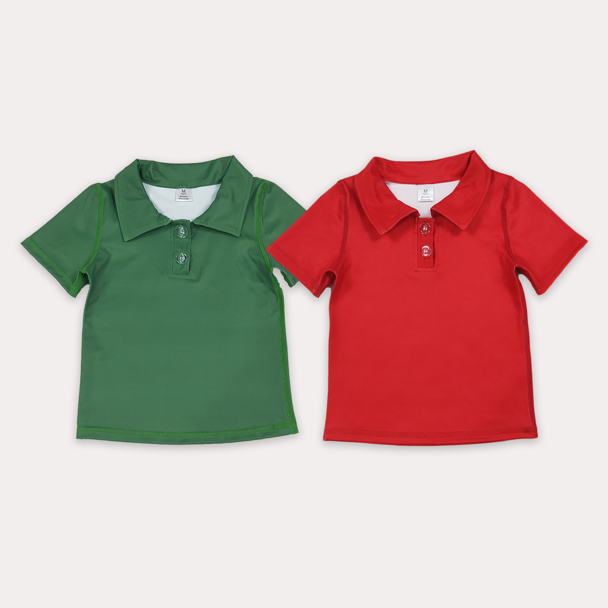 Baby Clothing Boutique - 여름 아동복 부티크 여아용 빨간색/녹색 반소매