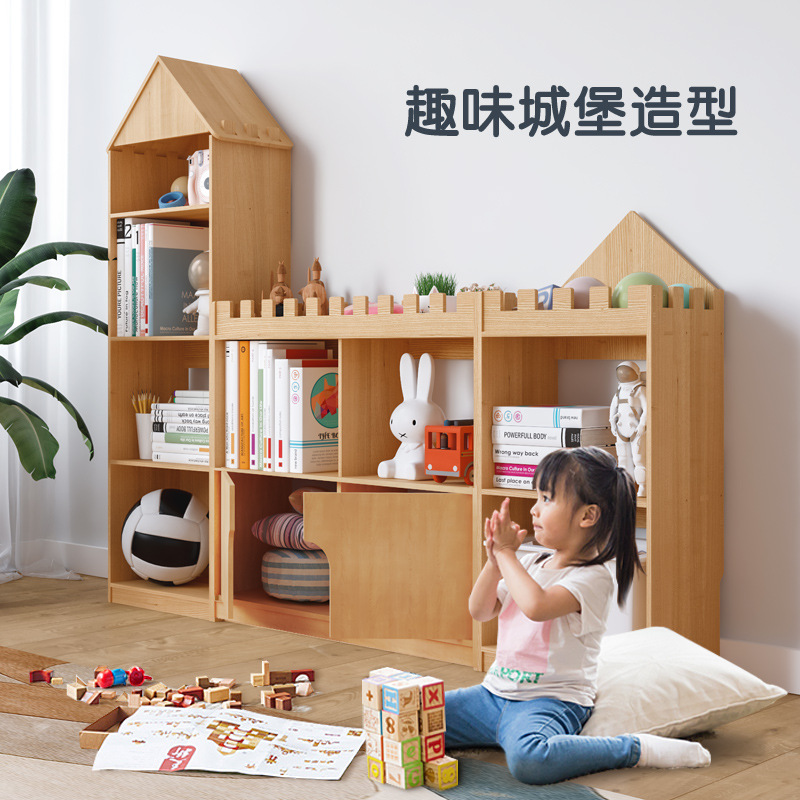 책장 원목 천장까지 닿는 책장 선반 아기 수납장 창의적 - Baby Clothing Rack 리뷰 및 가격