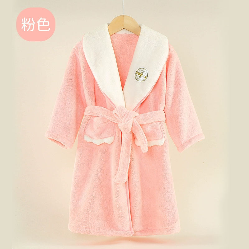 어린이 만화 가운 겨울 산호 양털 잠옷 아기 빠른 건조 - Baby Gown Nightwear 리뷰 및 가격