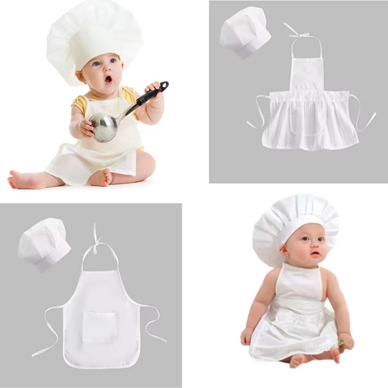 신생아 아기 요리사 의상 사진 소품 유아 앞치마 모자  - Baby Clothing Gender Neutral 리뷰 및 가격