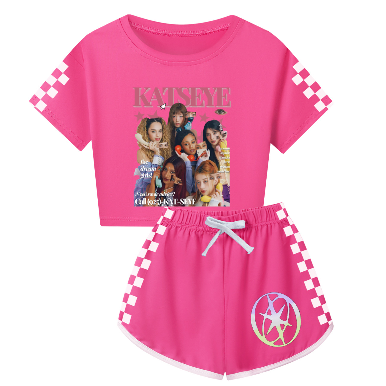 KATSEYE 옷 아기 소녀 반팔 탑 + 반바지 2Pc - Baby Clothing Boutique 리뷰 및 가격