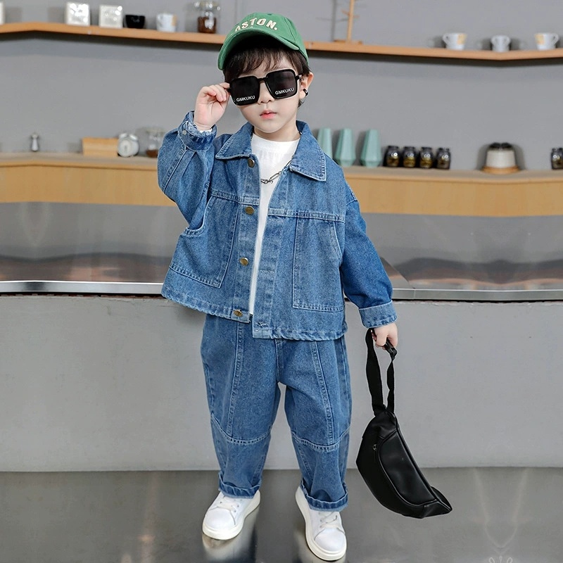 베이비 보이 부티크 의류 세트 패션 남자아이 데님 재킷 - Baby Clothing Boutique 리뷰 및 가격