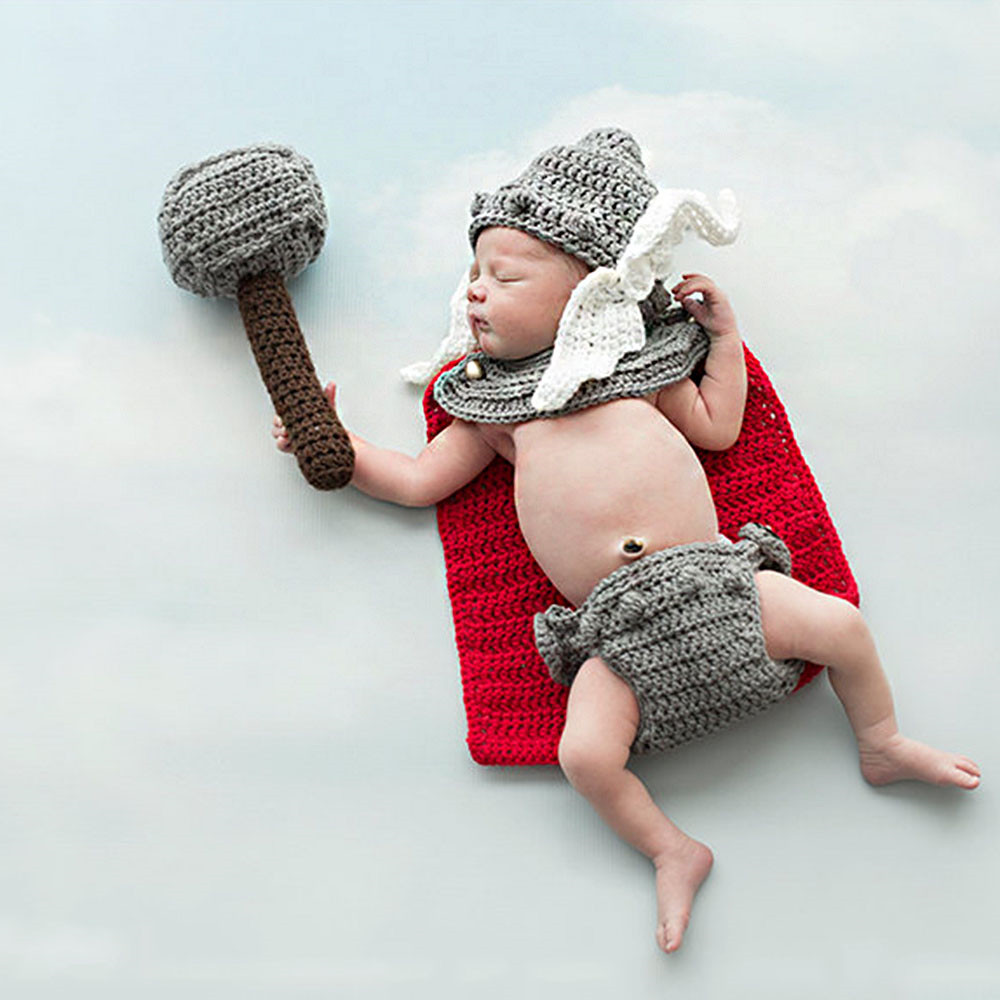 유아 아기 소년 슈퍼히어로 스타일 크로셰 니트 의류 신 - Baby Clothing Crochet 리뷰 및 가격