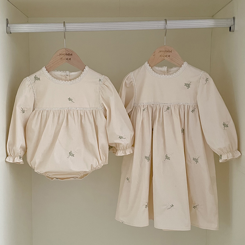 원피스 자수 할로우 걸 원피스 아기 롬퍼 공주 드레스, - Baby Clothing Crochet 리뷰 및 가격