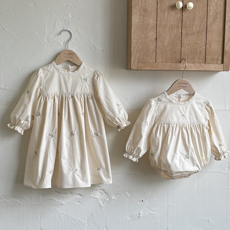 원피스 자수 할로우 걸 원피스 아기 롬퍼 공주 드레스, - Baby Clothing Crochet 리뷰 및 가격