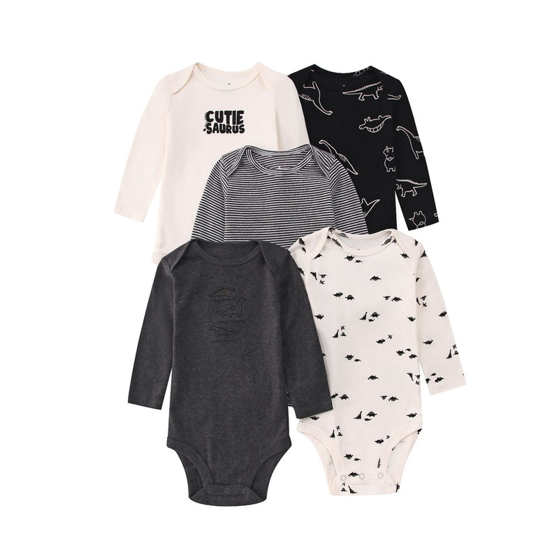 신생아 바디수트 면 5종 만화 스트라이프 유니섹스 아기 - Baby Clothing Gender Neutral 리뷰 및 가격