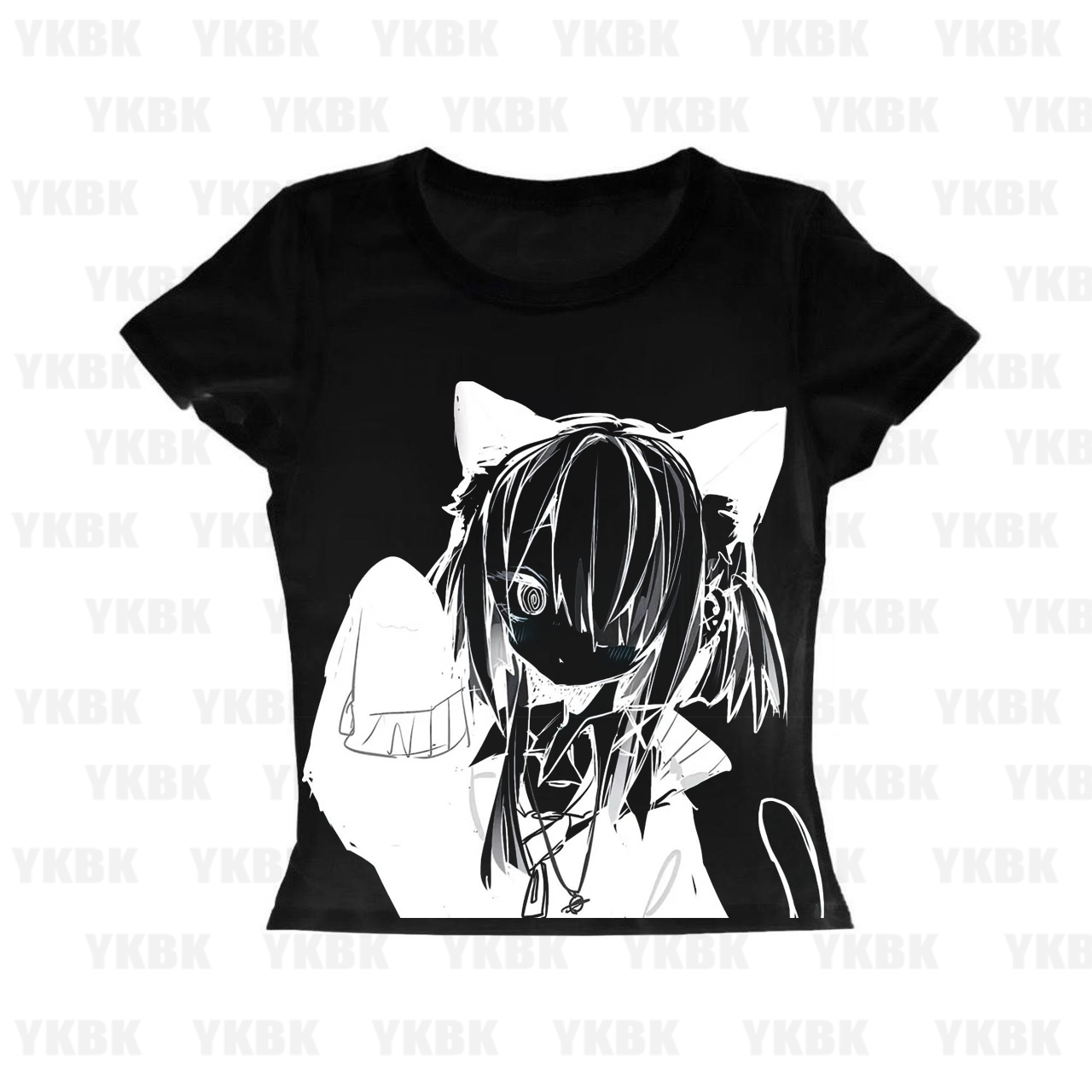 Y2k 90년대 빈티지 고스 애니메이션 소녀 프린팅 이 - Baby Y2K Clothing 리뷰 및 가격