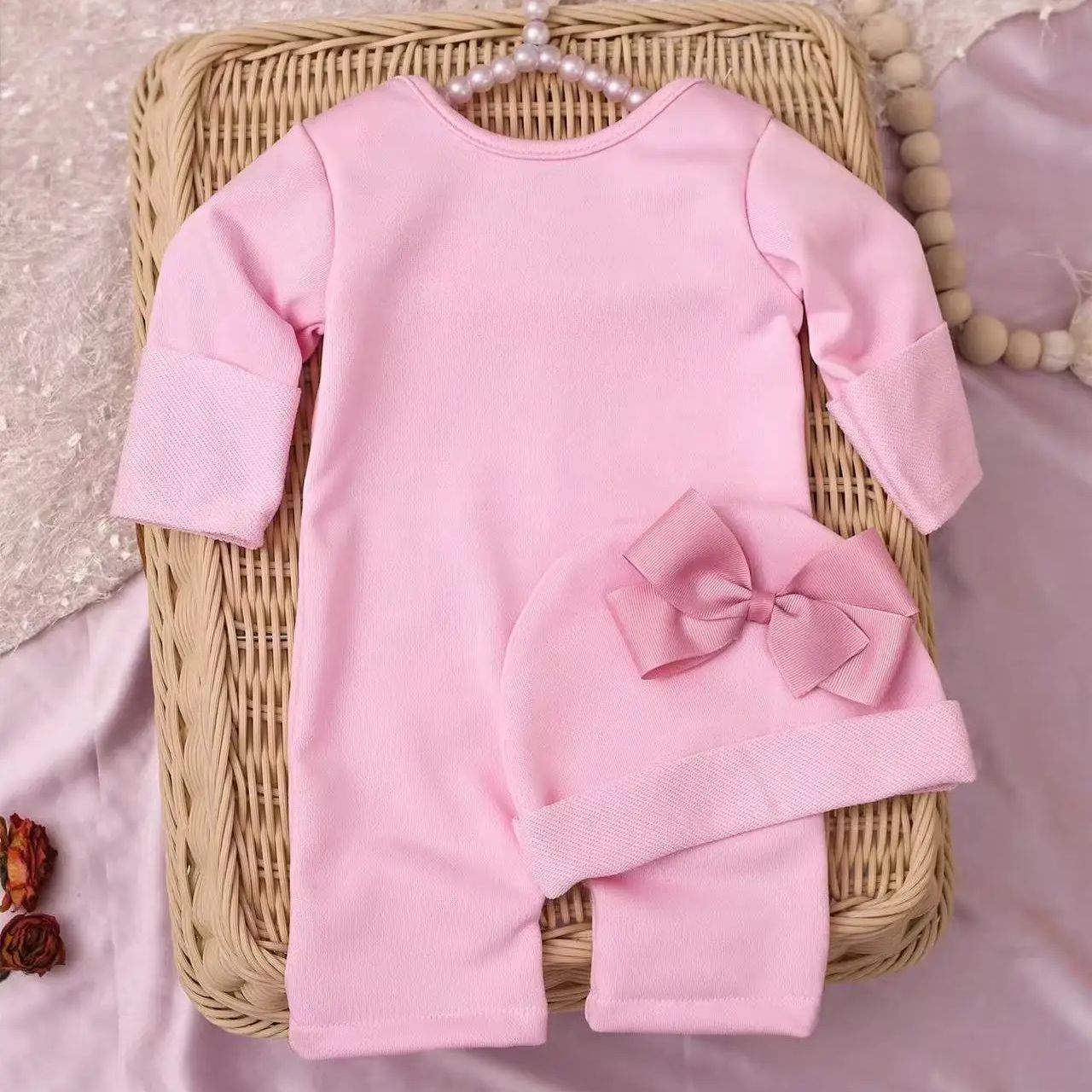 Ylsteed 2개입 신생아 사진 촬영용 긴 소매 롬퍼 - Baby Clothing Crochet 리뷰 및 가격
