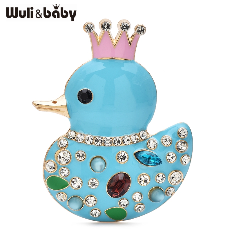 Wuli&baby 러블리 웨어 크라운 덕 브로치 4색  - Baby Clothing Bag 리뷰 및 가격