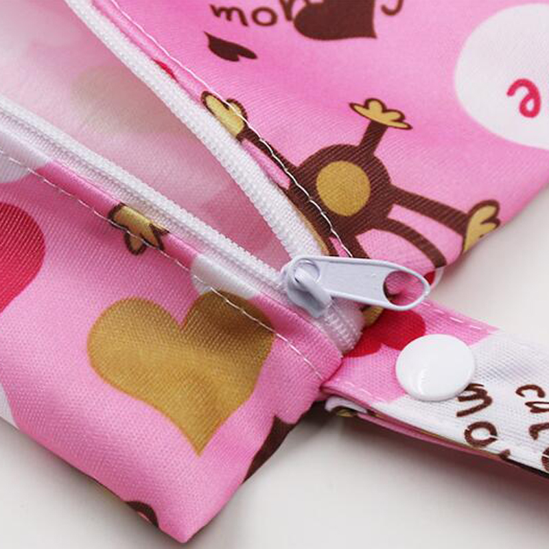 방수 재사용 가능한 젖은 가방 인쇄 된 포켓 기저귀 주 - Baby Clothing Bag 리뷰 및 가격